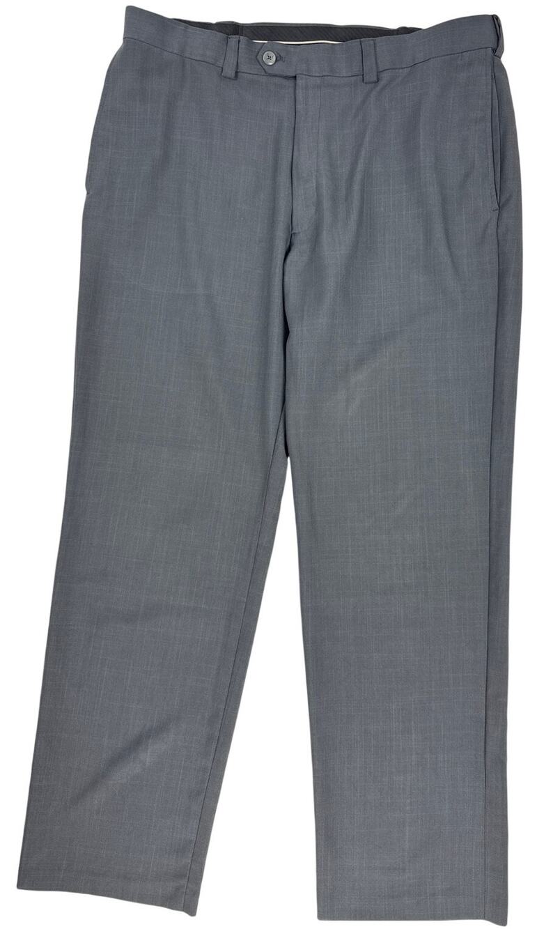 Haggar Men’s Gray Classic Fit Dress Pants Slacks 38x32
